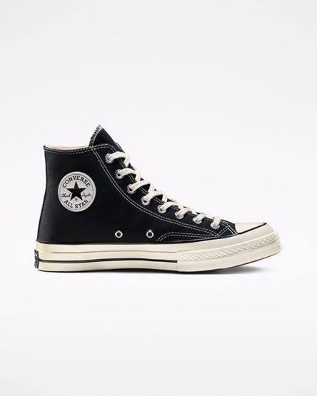 Pánské Boty Vysoké Converse Chuck 70 Vintage Platene Černé | CZ TIEG68